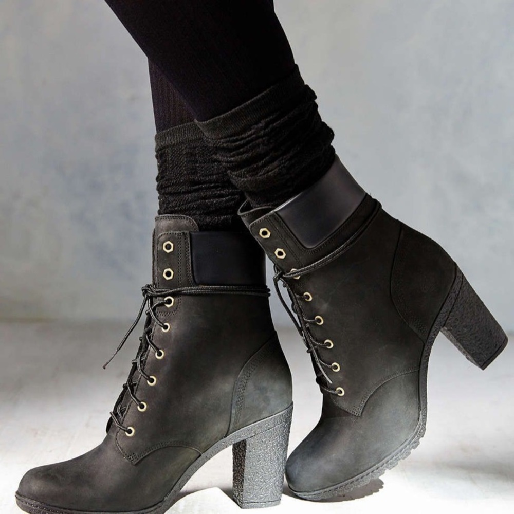 Women’s heeled Timberland 8.5 Black